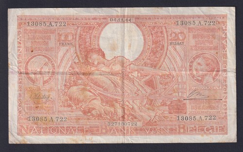 Billet belgique 100 francs - billet,
