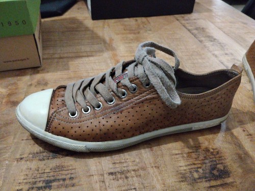 Vintage prada leather sneakers - vintage,