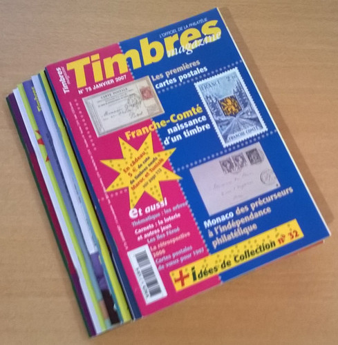 Timbres magazine année 2007 - -,