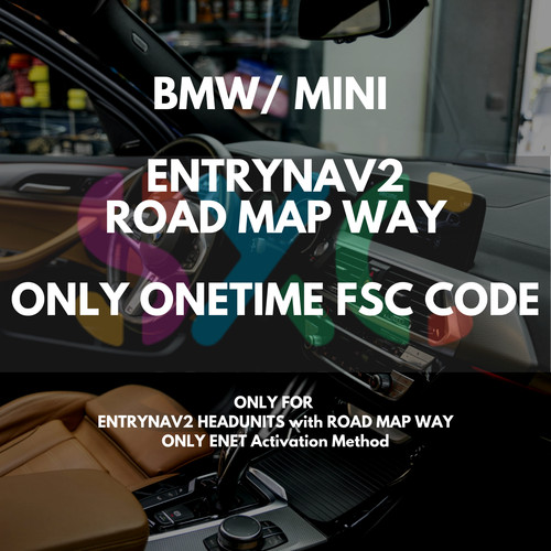 Bmw mini road map update - road, sat