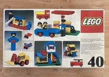 Lego vintage Universal Building Set 40-1 box only / boite vide / NO PARTS