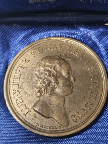Medaille louis xiv bronze - medaille,