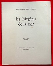 LES MEGERES DE LA MER - POESIE - LOUIS-RENE DES FORETS - MERCURE DE FRANCE  1983