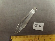 Pampille en verre ( 1 ) forme