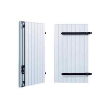 Paire de volet PVC blanc