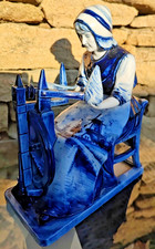 Delft Ancien Rouet de fileuse