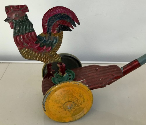 Coq tirer pousser jeu - a,