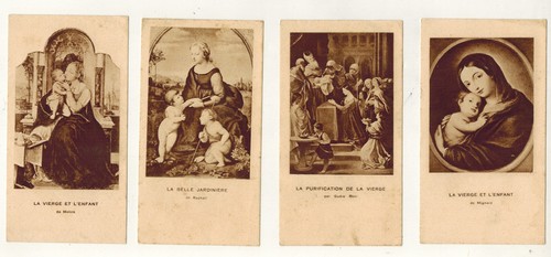 Lot image pieuse chromo - de, -image