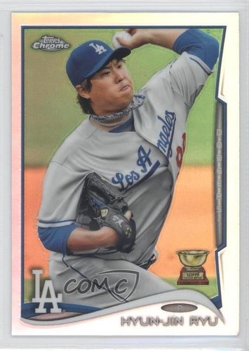 2014 topps chrome refractor - chrome,