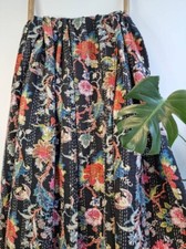 Indien Floral Noir Reine