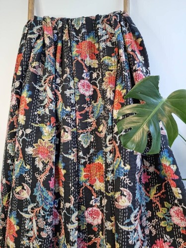 Couverture coton kantha - coton,