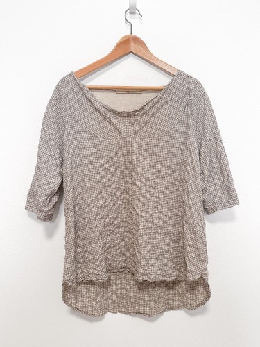 Acote crinkle textured check - crinkle,