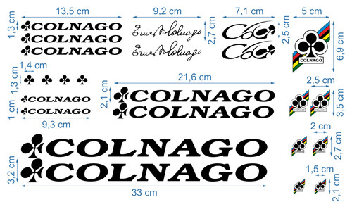Colnago die cut - colnago, die-cut