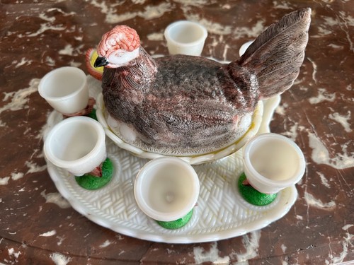 Service oeuf poule et - service, à