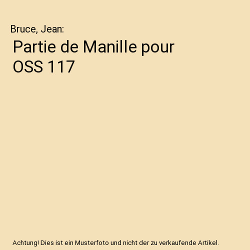 Partie manille pour oss - de,