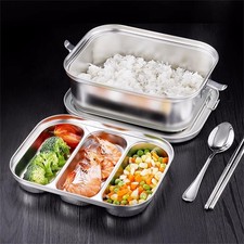 Boîte à lunch inox haute qualité décoration maison haute qualité spacieuse