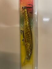 Leurre pêche (Dur) - Coloris Brochet - 2 hameçons triple /Rivière(Mer)