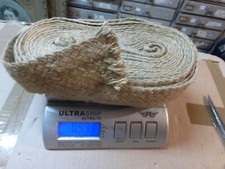 jute tresse FAB FRANCE VINTAGE bride macramé  au poids 590 gr largeur 6 cm