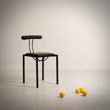 ANNICK & SAMUEL CORIAT, set de 8 chaises, Artelano ed, France, c. 1987