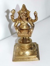 STATUE BRONZE MASSIF DORÉE