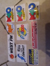 Lot de 9 Anciens autocollants
