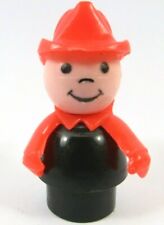 Vintage Fisher Price Little People Play Family Pompier Fireman FPP #346 #928