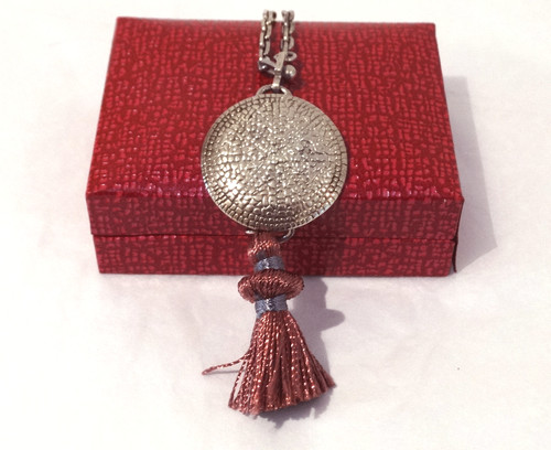 Porte clé artisanal argent - clé, en