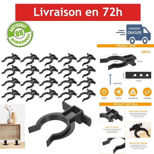Clips fixation plinthe - fixation,