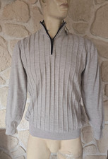 Pull beige avec laine neuf taille L col camionneur Bande Originale (mer)