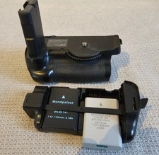 Lot Grip poignée BG-2T + 2 batteries En-EL14a pour Nikon D5500