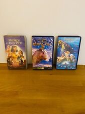 Lot de 3 cassettes VHS Disney : Atlantide, Dinosaure, Le Prince d'Egypte