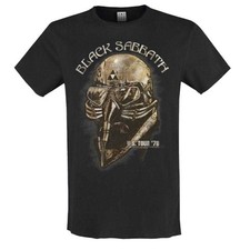 Black sabbath shirt gold - black,