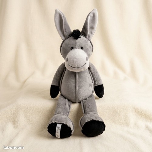 Magnifique peluche âne - peluche, louise