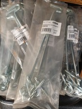 Lot 2 crochet de contrevent acier zingué 7 X 250 mm