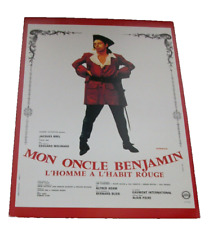 MON ONCLE BENJAMIN / SYNOPSIS / JACQUES BREL / CLAUDE JADE / EDOUARD MOLINARO