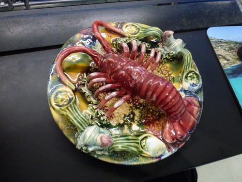 Assiette barbotine - assiette,