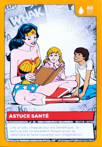 Carte auchan comics 80 - carte,