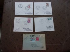 FRANCE - 5 enveloppes 1971 (B21)