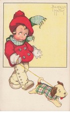 Beatrice MALLET  promenade avec son chien