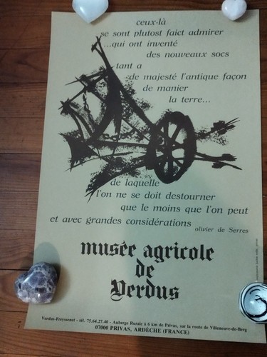 Affiche vintage ardèche - affiche,