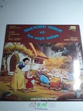livre disque blanche neige et les sept nains st 3906 f / en bon état 