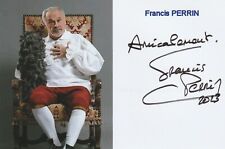 FRANCIS PERRIN : Signed Actor Cinéma - Autograph Original Authentic / Photo.