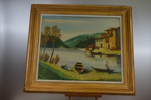 Ancien tableau sur panneau - ancien,