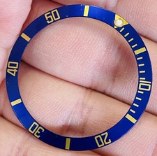 Rolex Blue Insert For Submariner Date Model Ref 16808 16803 16613 16618 SP10