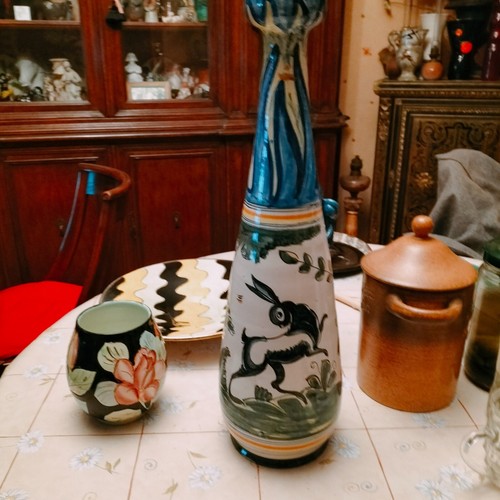 Talavera immense superbe vase - talavera,