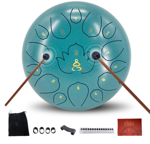 Steel tongue drum inch 15 - drum,