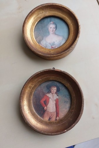 Lot deux portraits - deux,
