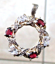 Ancien pendentif argent or