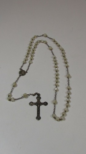 Chapelet ancien perle - perle, nacre