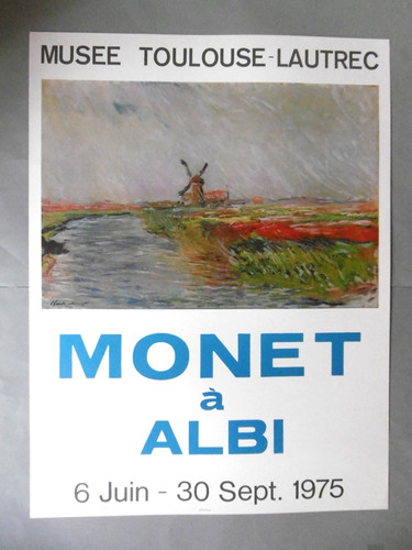 Monet claude affiche originale - claude,